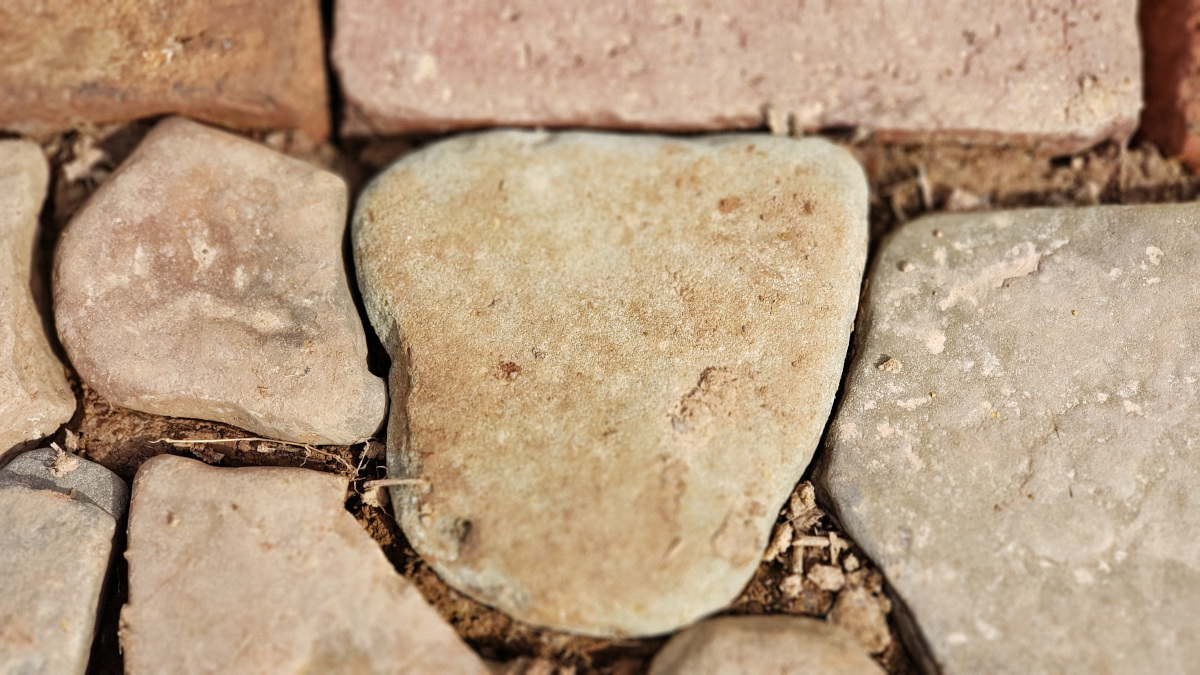 Appalachian sandstone pavers found for free at the creek. | Hillside and Holler - Appalachian stories about life, culture, herbs, folklore, ancestors, history.